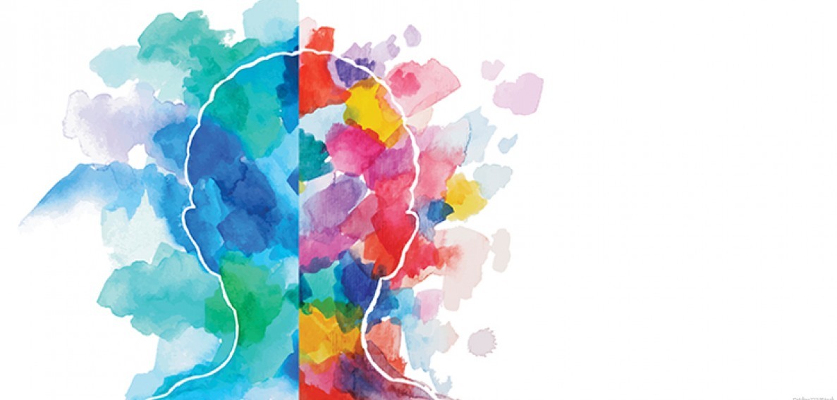 head in color pattern